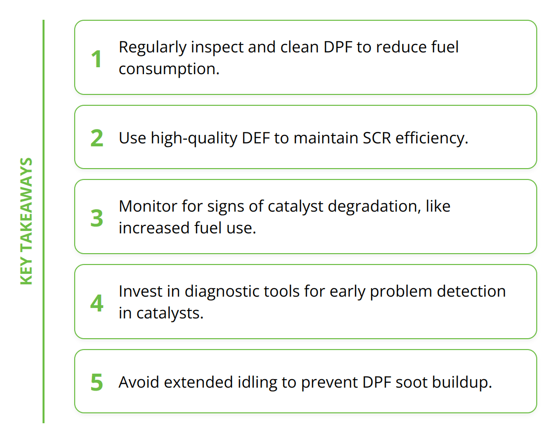 Key Takeaways - Diesel Engine Catalyst Types: Essential Guide